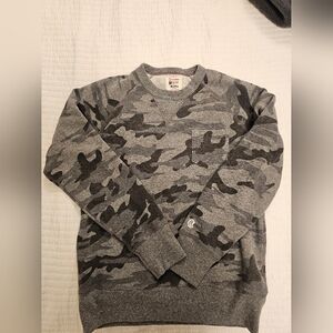 Todd Snyder midweight sweatshirt grey camo sz M